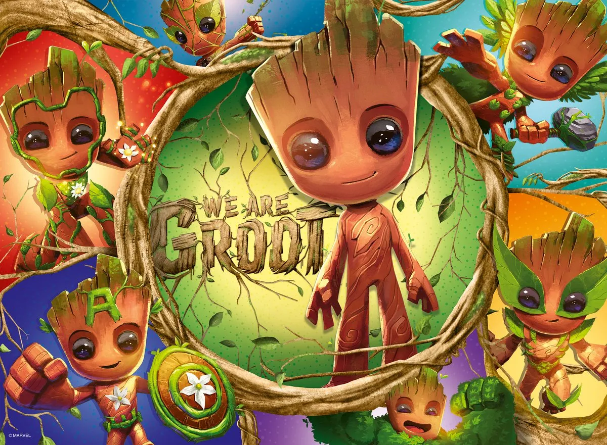 Ravensburger Marvel Groot Legpuzzel 100 XXL-Stukjes - Multicolor