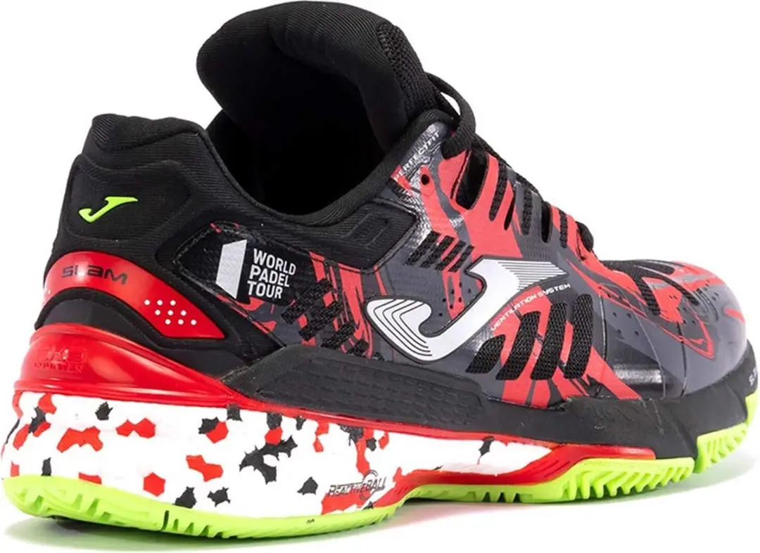 Joma Slam Clay Court Schoenen 40.5 - Zwart/Rood - afbeelding 3 van 6