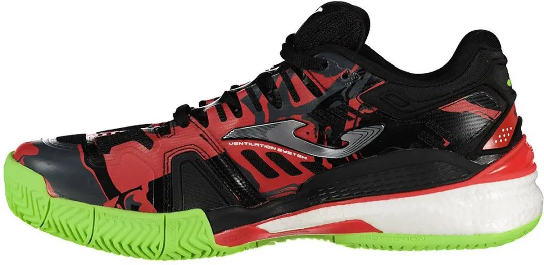 Joma Slam Clay Court Schoenen 40.5 - Zwart/Rood - afbeelding 6 van 6