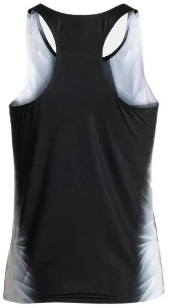 Joma Elite Xi Mouwloos T-shirt L - Zwart/Wit - afbeelding 2 van 4