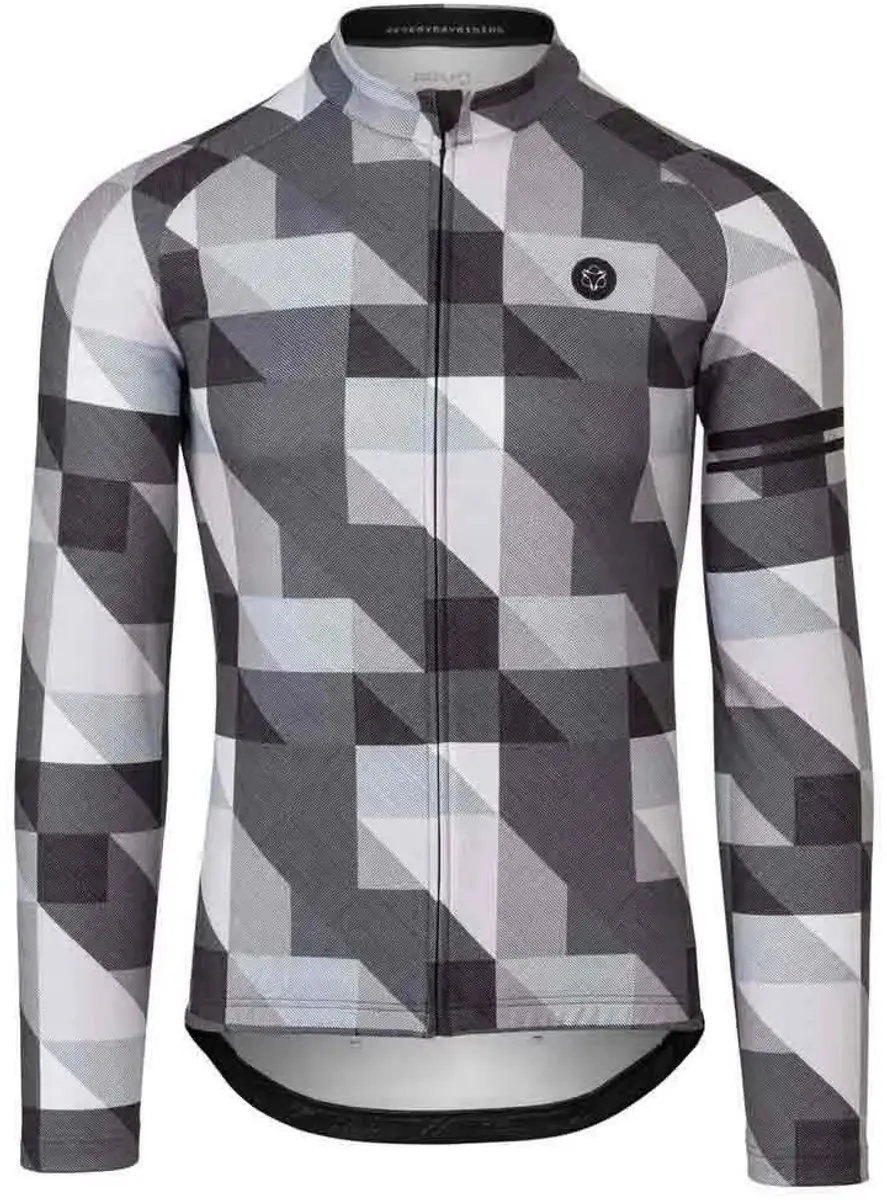 AGU Triangle Stripe Fietsshirt Lange Mouwen Essential Heren