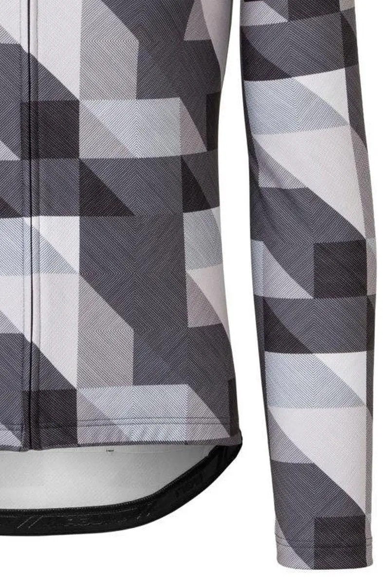 AGU Triangle Stripe Fietsshirt Heren - Lange mouwen - M - Zwart - afbeelding 5 van 6