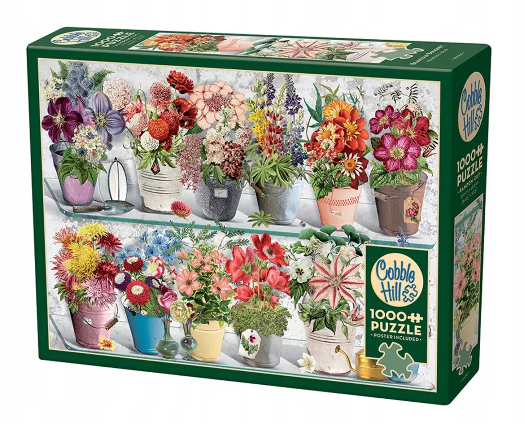 Cobble Hill Bloemen in Pot Puzzel 1000 Stukken