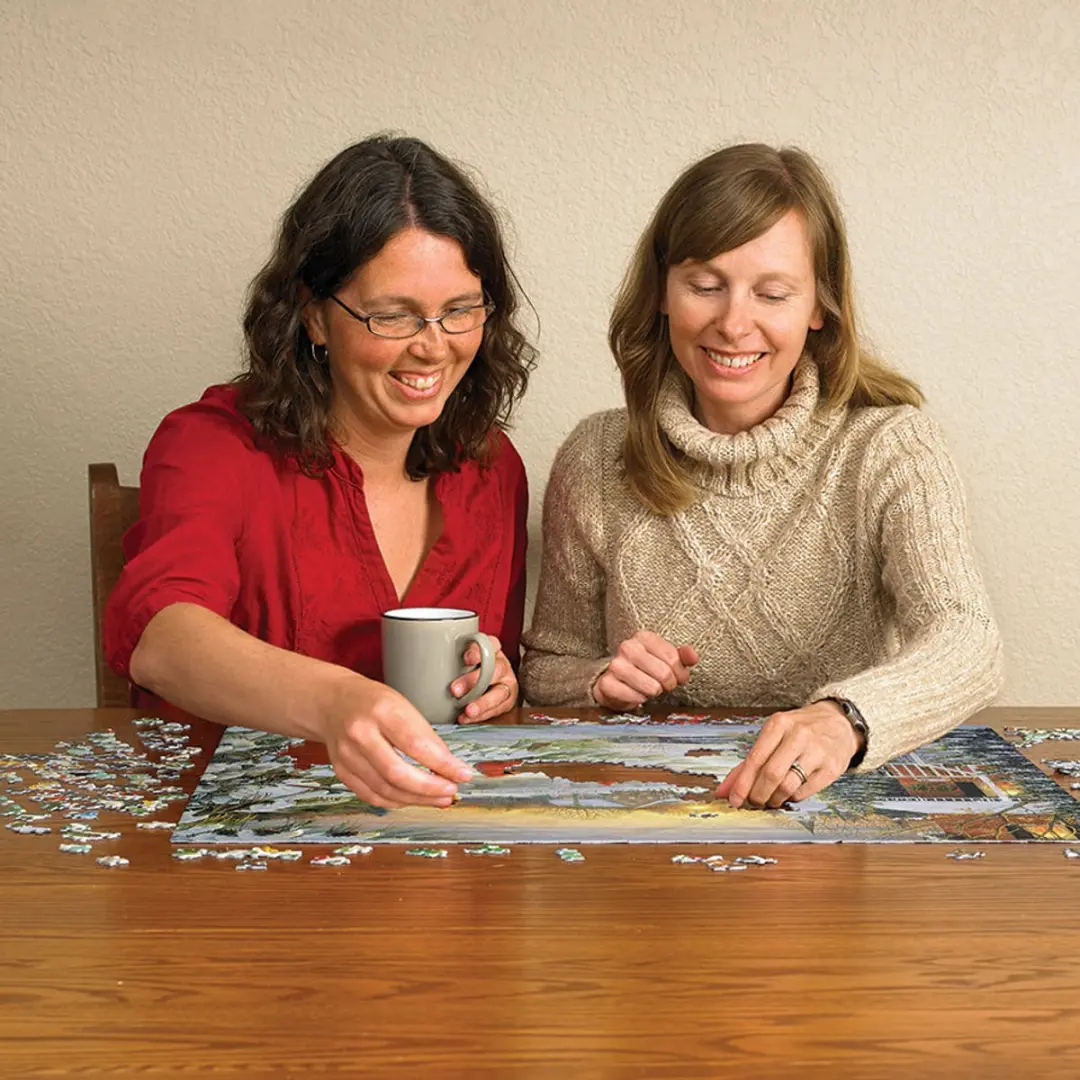 Cobble Hill Scarlet Cardinals Puzzel 1000 Stuks - Meerkleurig - afbeelding 2 van 5