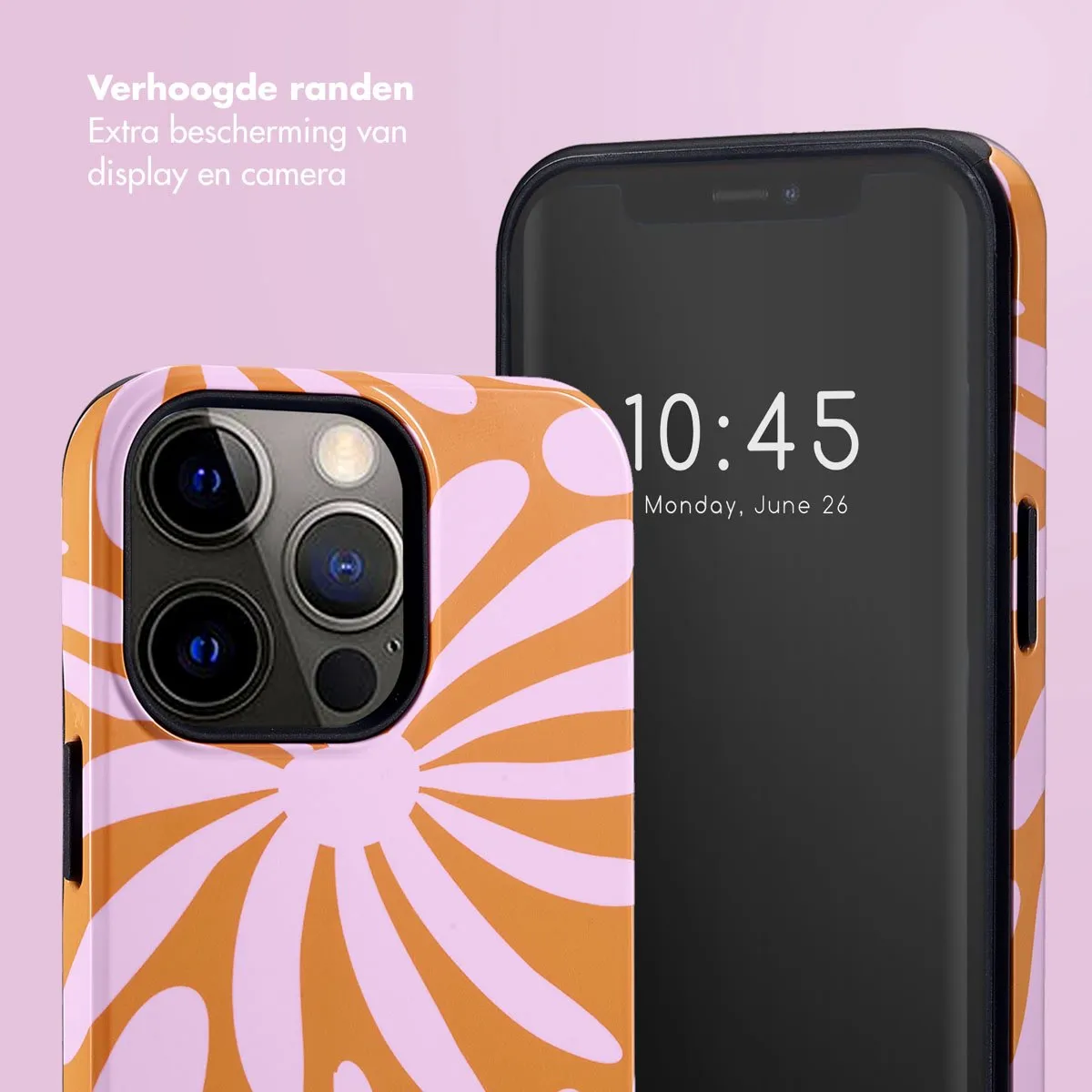 Selencia Hoesje iPhone 13 Pro Modern Bloom Pink