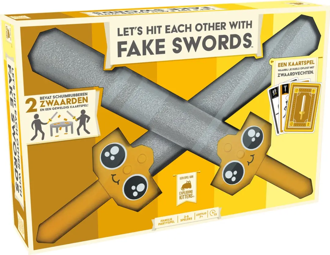 Exploding Kittens Let's Hit Each Other With Fake Swords EKISWRD01NL