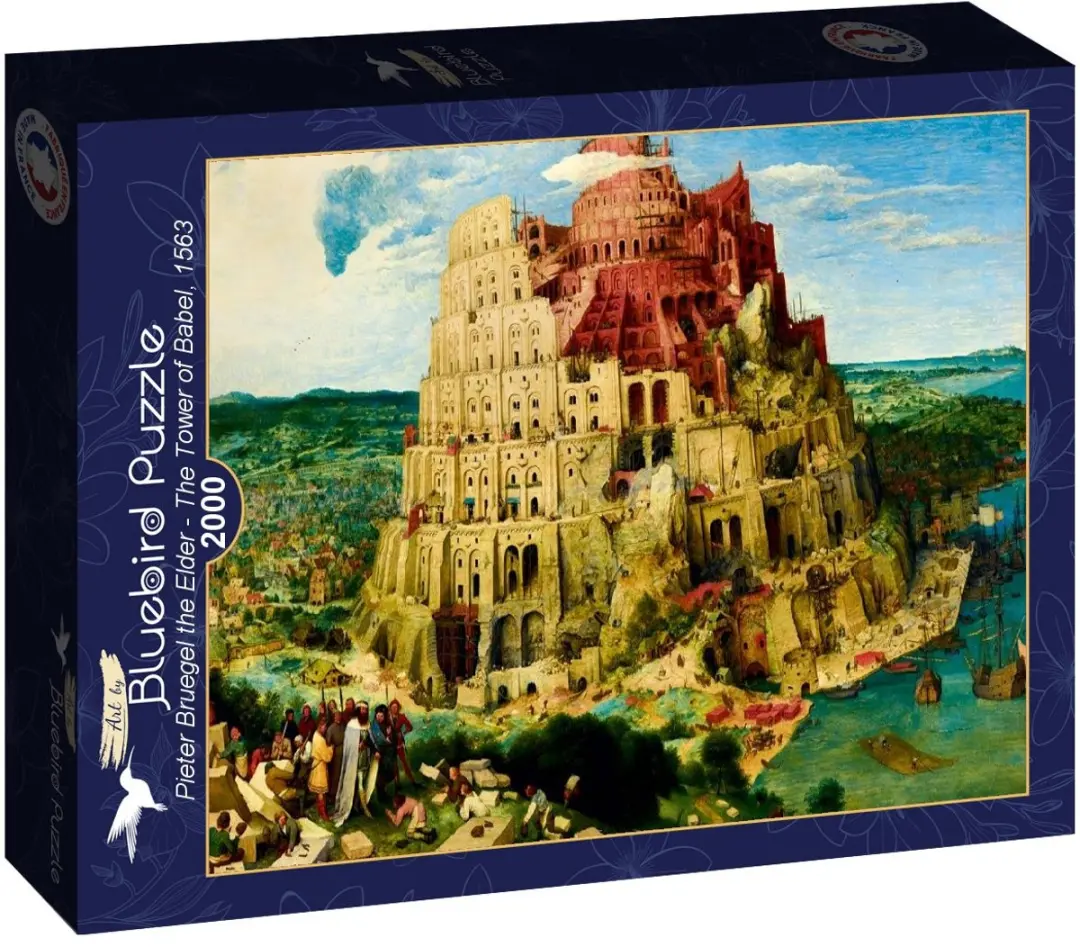 Bluebird Puzzle Pieter Bruegel The Tower of Babel 2000 Stuks - Meerkleurig