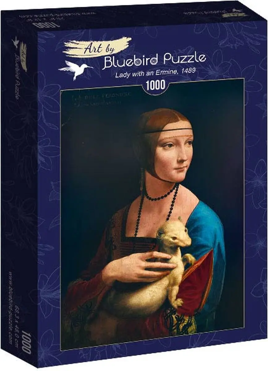 Bluebird Puzzle Leonardo Da Vinci Lady with an Ermine 1000 Stuks