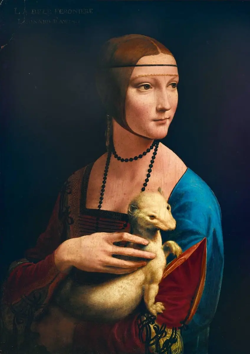 Bluebird Puzzle Leonardo Da Vinci Lady with an Ermine 1000 Stuks
