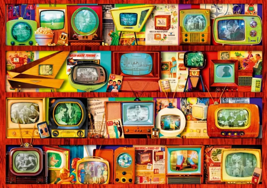 Bluebird Puzzle legpuzzel Golden Age of Television-Shelf