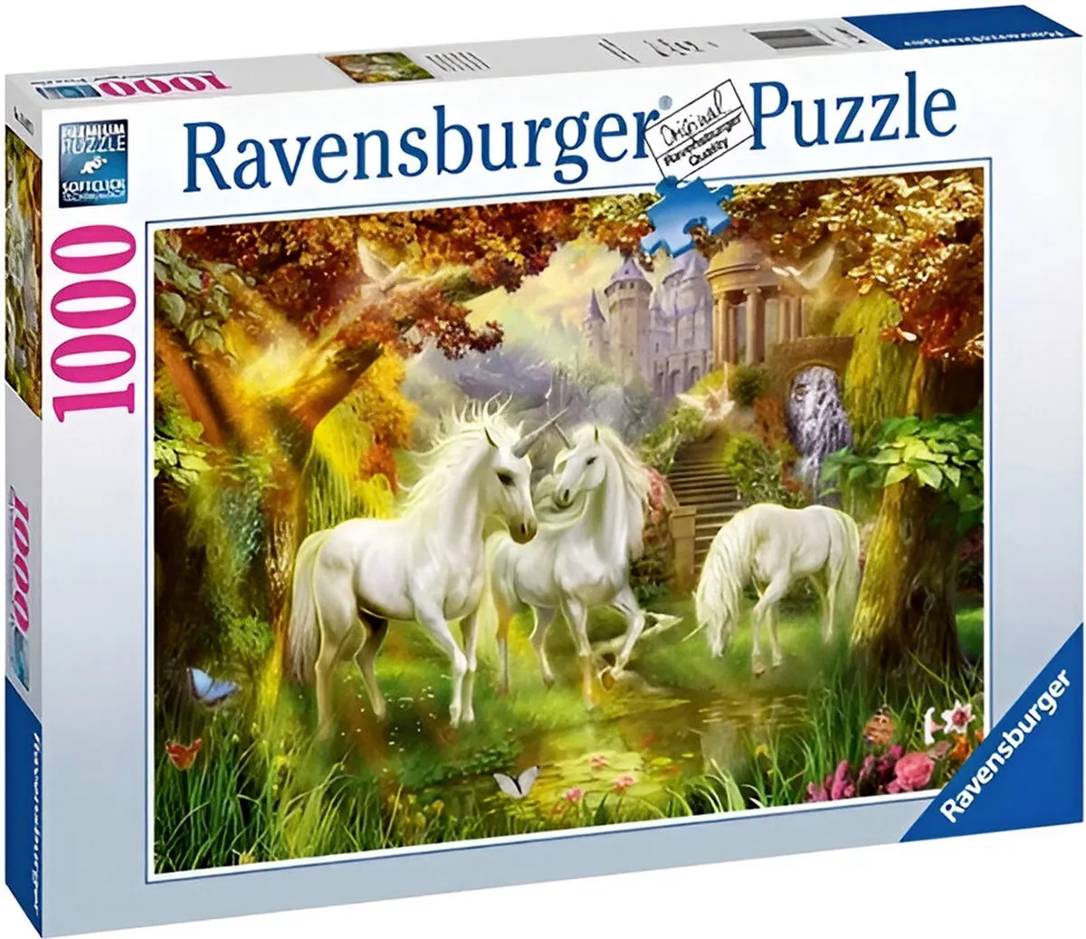 Ravensburger Eenhoorns in de Herfst Legpuzzel 1000 Stuks - Multicolor