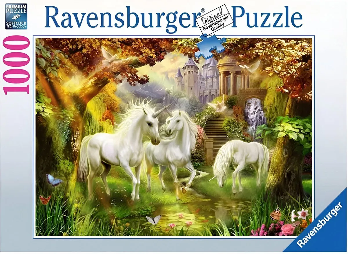 Ravensburger Eenhoorns in de Herfst Legpuzzel 1000 Stuks - Multicolor