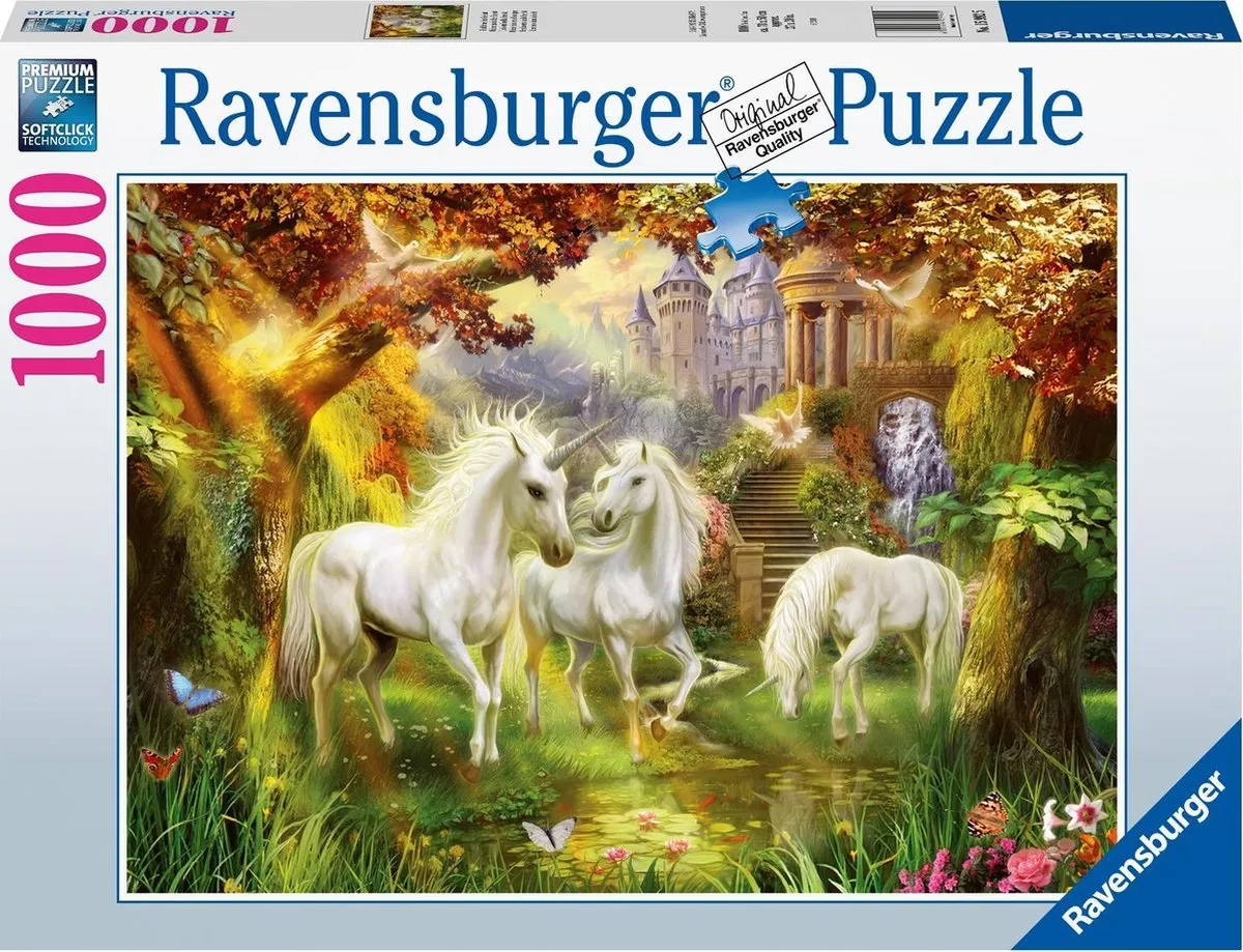 Ravensburger Eenhoorns in de Herfst Legpuzzel 1000 Stuks