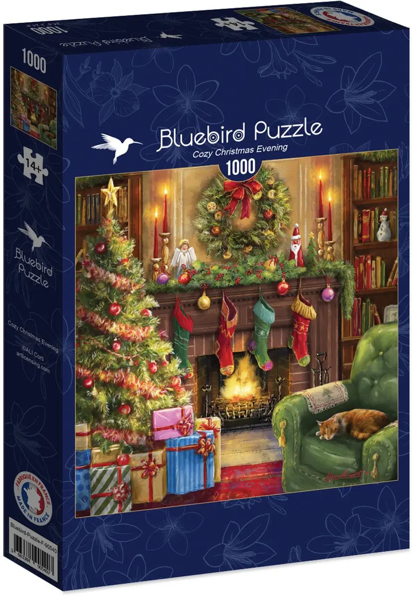 Bluebird Puzzle Cozy Christmas Evening 1000 Stuks - 90540