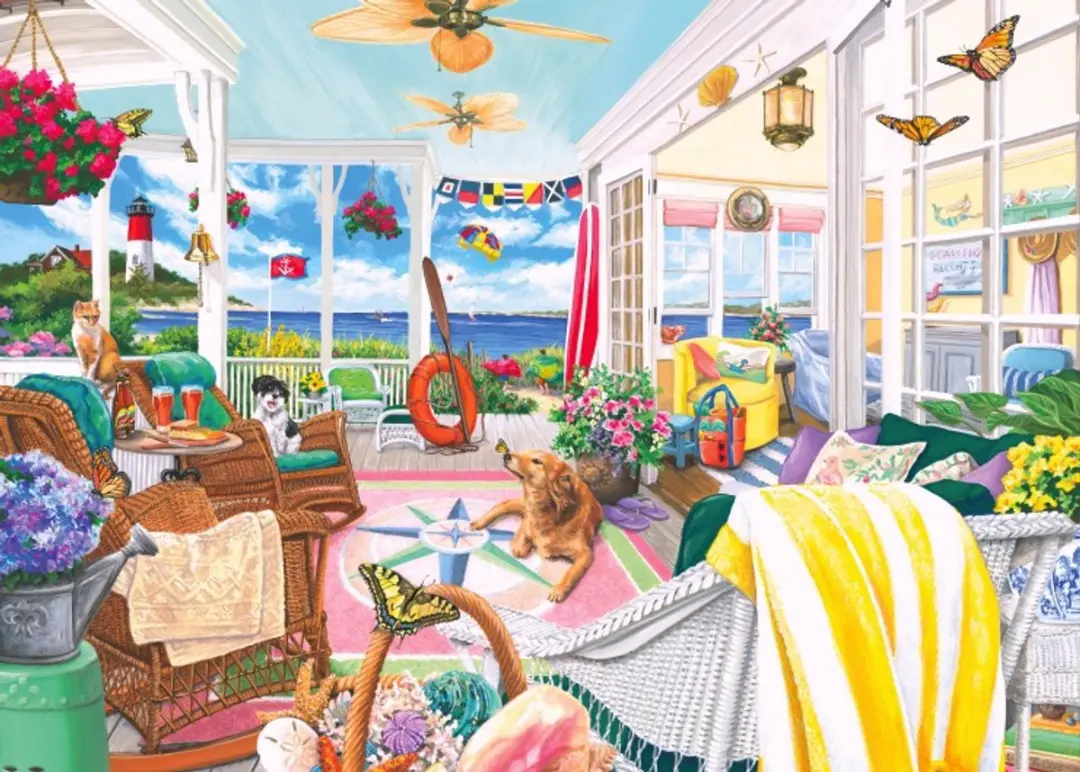 Bluebird Puzzle legpuzzel Summer Porch
