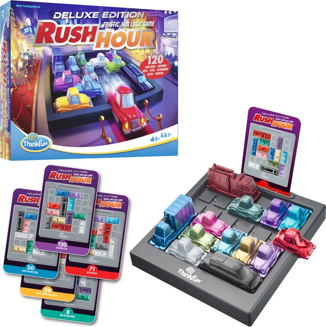 ThinkFun Rush Hour Deluxe 2025 Puzzelspel - 1 Speler