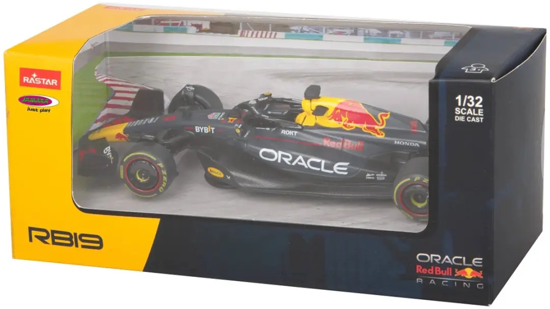 Jamara Oracle Red Bull Racing RB19 Max Verstappen No.1 Diecast Model - Rood - afbeelding 4 van 6