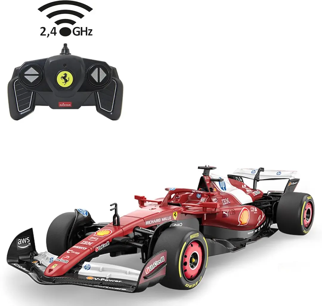Jamara Ferrari SF-25 RC Auto 1:18 - 2,4GHz - Rood - afbeelding 2 van 2