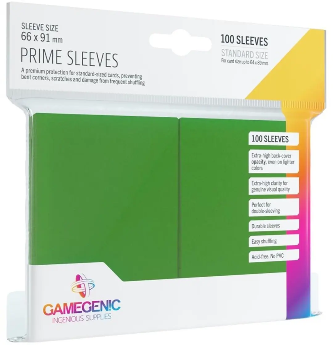 Gamegenic Prime Sleeves Pack GGS10019ML
