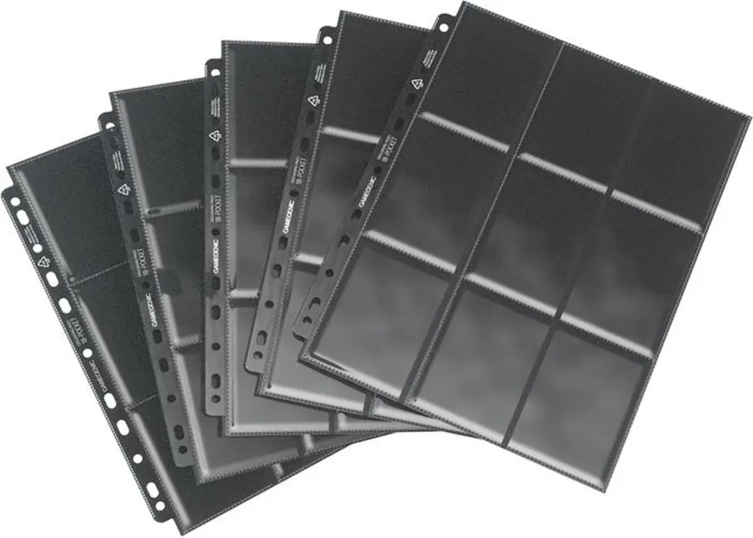 Gamegenic Sideloading 18-Pocket Pages 10 Stuks - Zwart