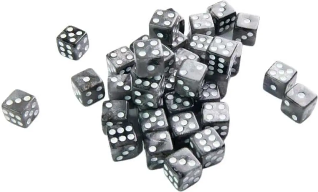 Gamegenic D6 Dice Set 36 Stuks Galaxy Series - Maan