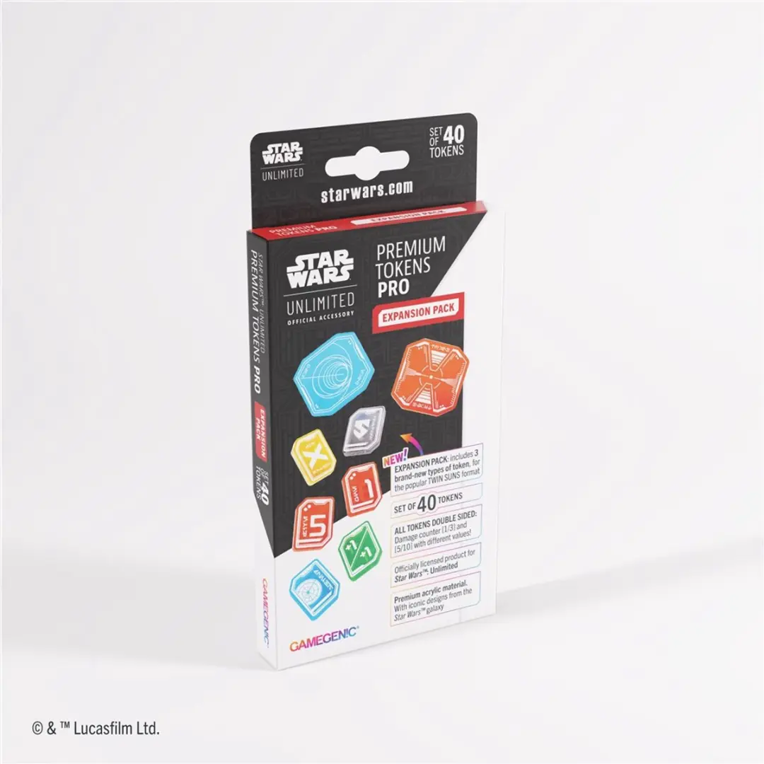 Gamegenic Star Wars Unlimited Acrylic Tokens PRO Twin Suns - GGS60153ML