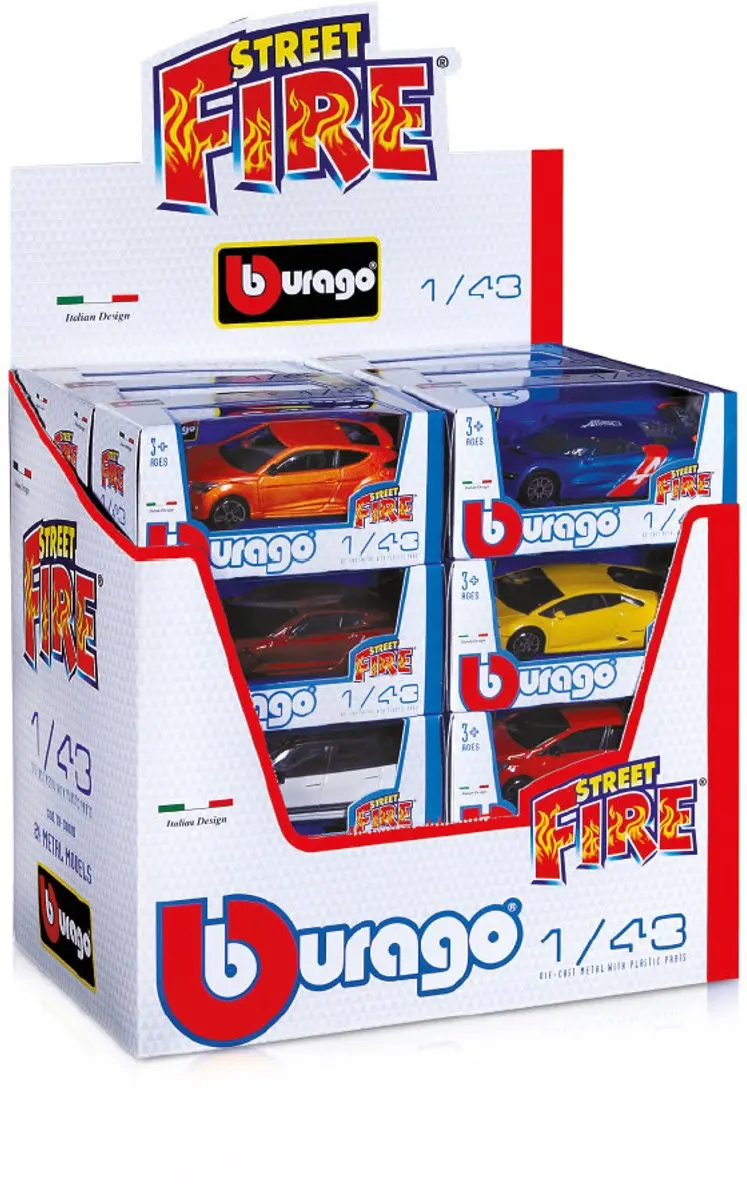 BBURAGO 390619.024, Stadsauto miniatuur, Voorgemonteerd, 1:43, Elk geslacht, 3 j