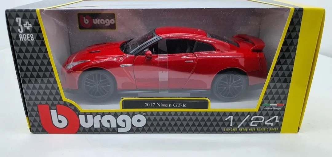 Bburago Nissan GT-R 1:24 - Rood