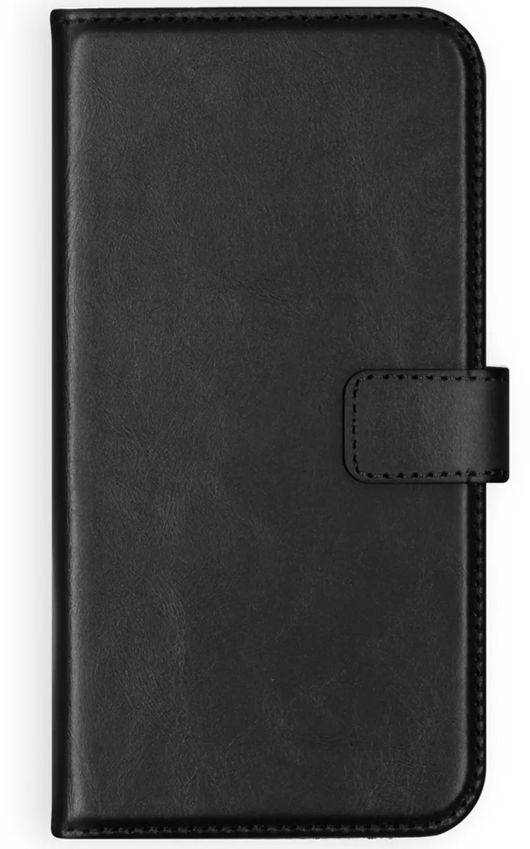 Selencia Hoesje iPhone 5/5s/SE - Echt Lederen Bookcase - 3 Pasjes - Zwart