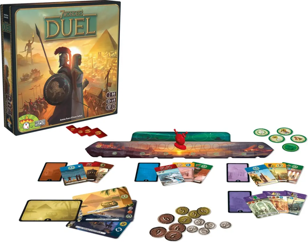 Repos Production 7 Wonders Duel Bordspel - 2 Spelers