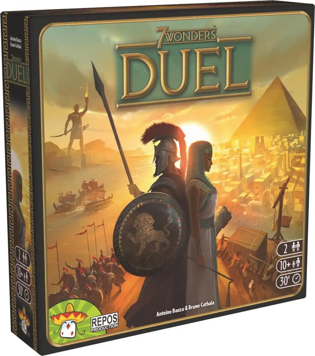 Repos Production 7 Wonders Duel Bordspel