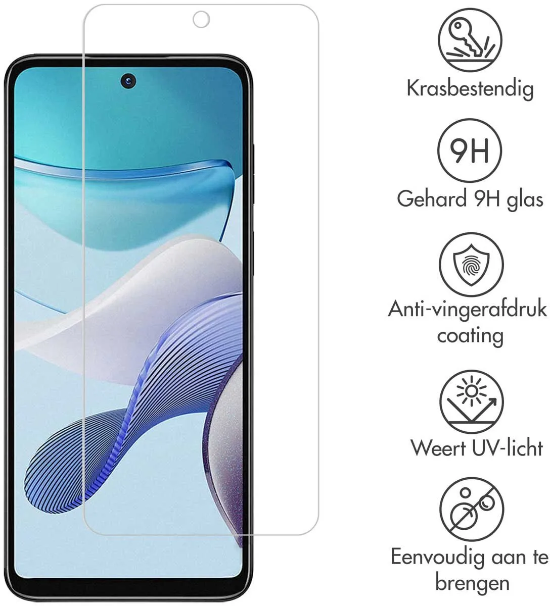 Selencia SH00059069 Screenprotector - Motorola Moto G13/G23 - Gehard Glas