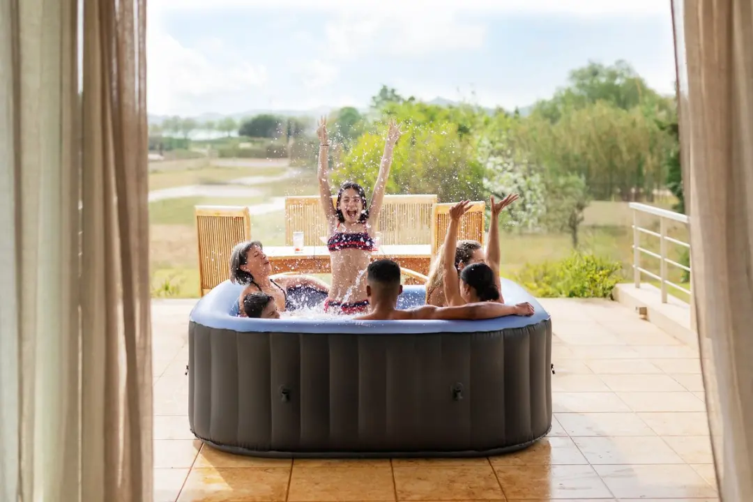 Mspa Tekapo Opblaasbare Jacuzzi 6 Personen - 185x185x68cm - 132 Jets