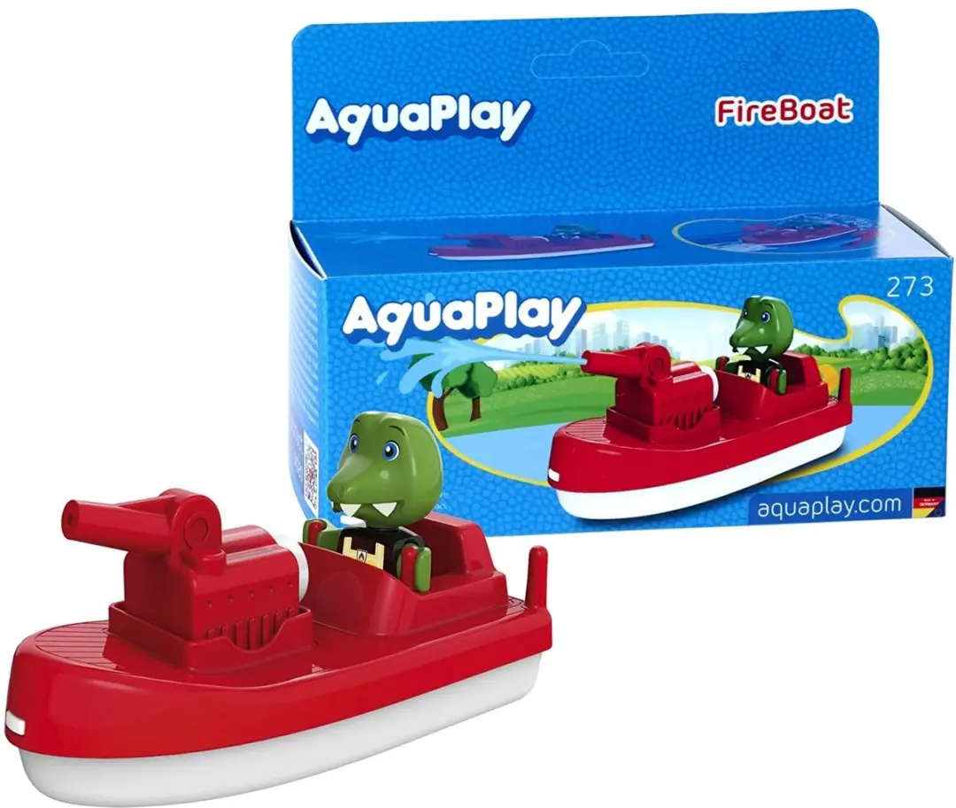 Aquaplay Big Brandweerboot Waterbaanaccessoires
