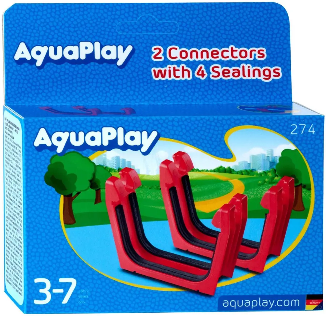 Aquaplay Connector met afdekstrips - Waterbaanaccessoires