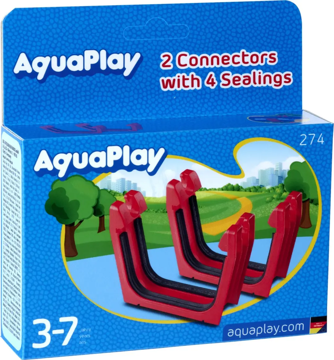 Aquaplay Connector met afdekstrips - Waterbaanaccessoires