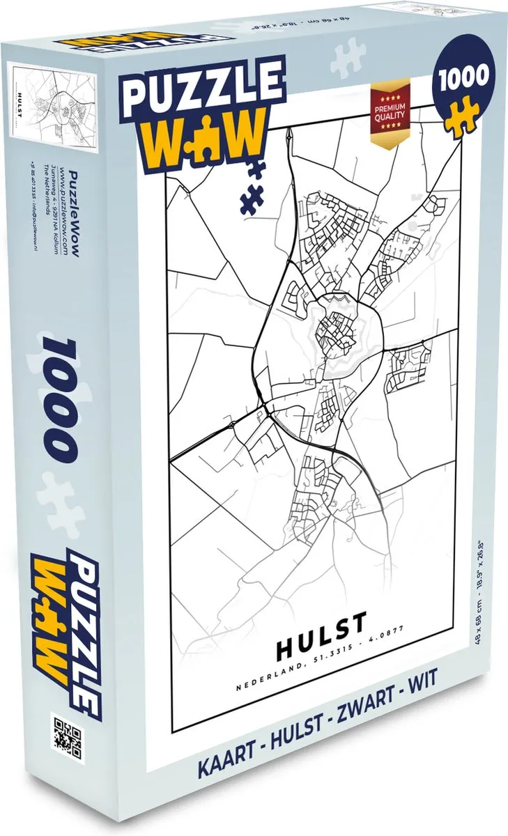 PuzzleWow Hulst Legpuzzel 1000 Stuks