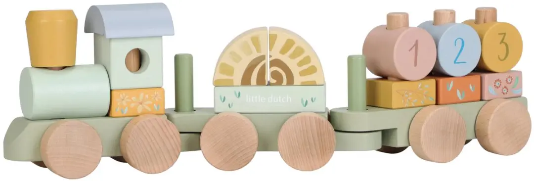 Little Dutch Blokkentrein Safari Friends LD7435