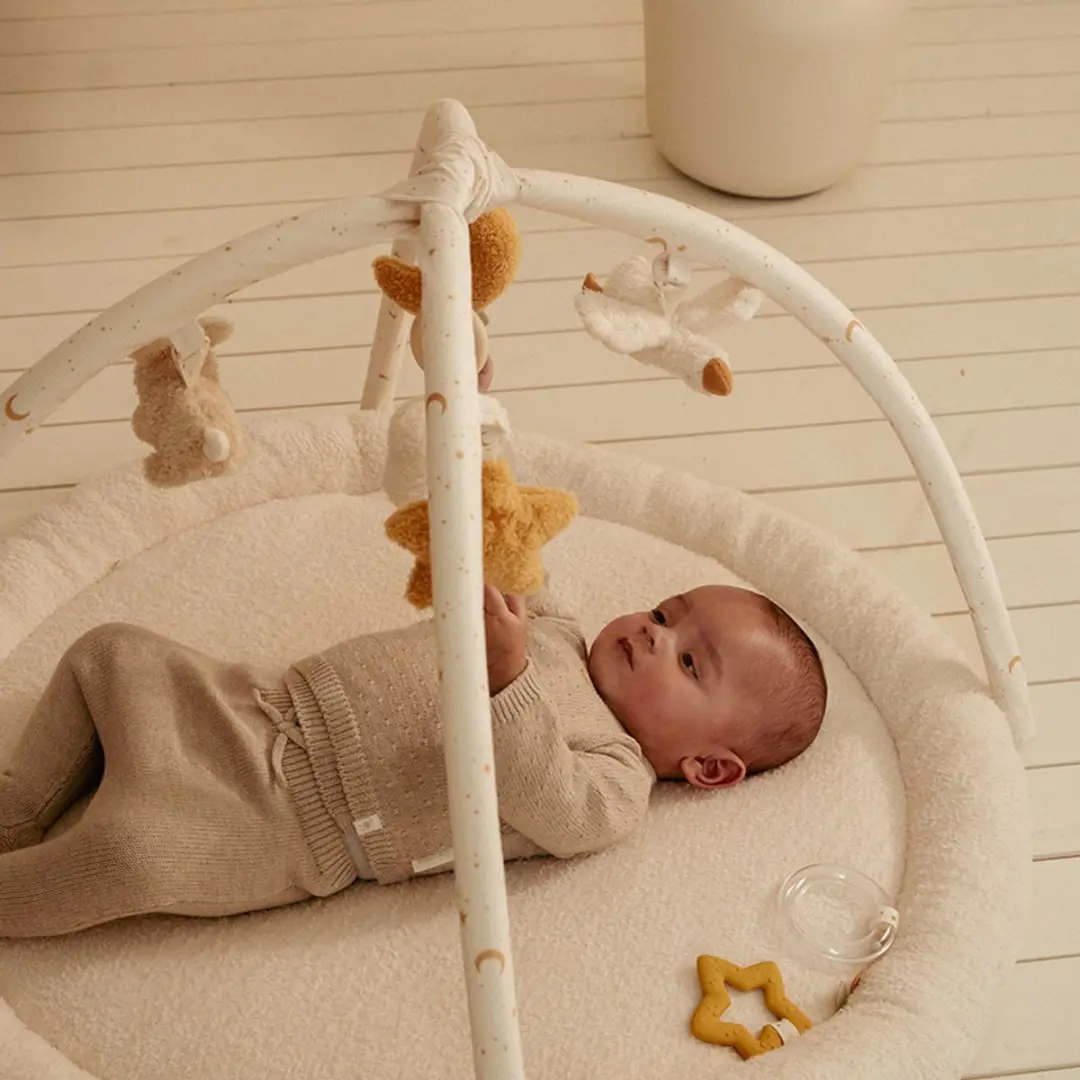 Little Dutch Newborn Naturals Activiteiten Speelkleed 85x85cm - afbeelding 5 van 6