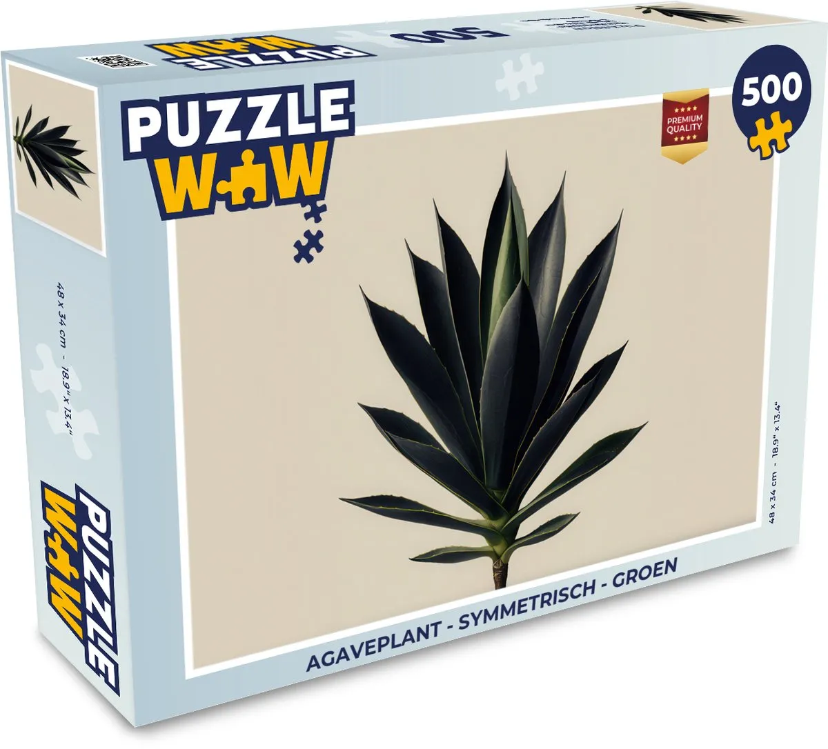 PuzzleWow Agaveplant Legpuzzel 500 Stuks