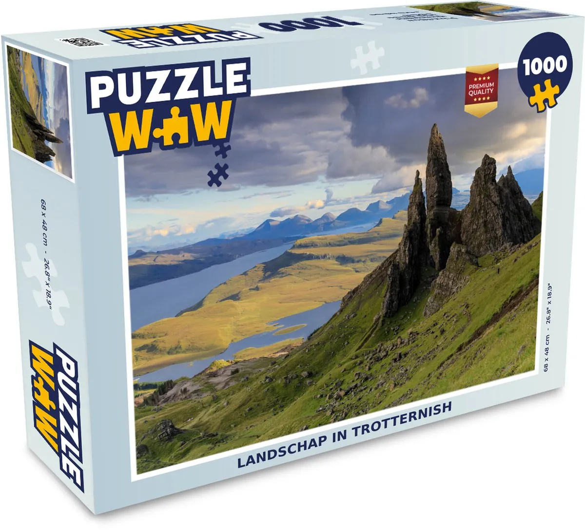 PuzzleWow Landschap in Trotternish Legpuzzel 1000 Stuks