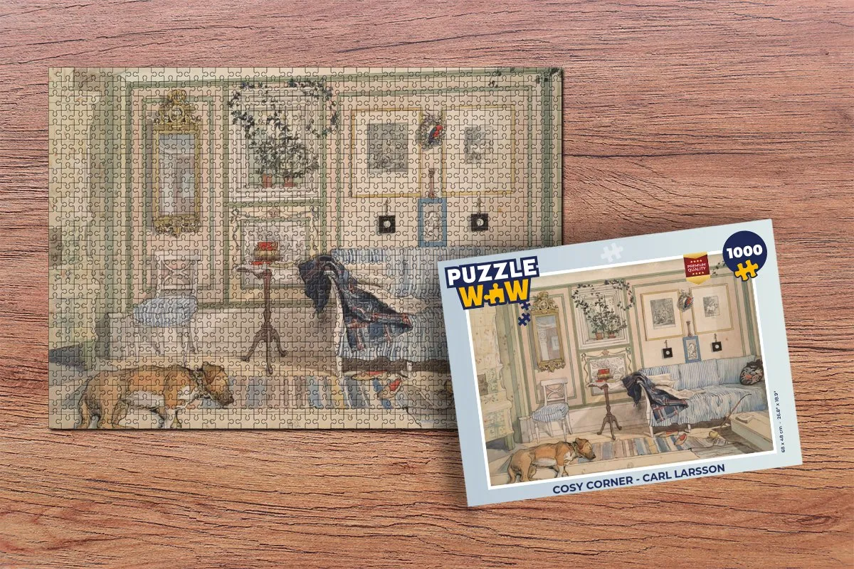 PuzzleWow Carl Larsson Legpuzzel 1000 Stuks - Multicolor
