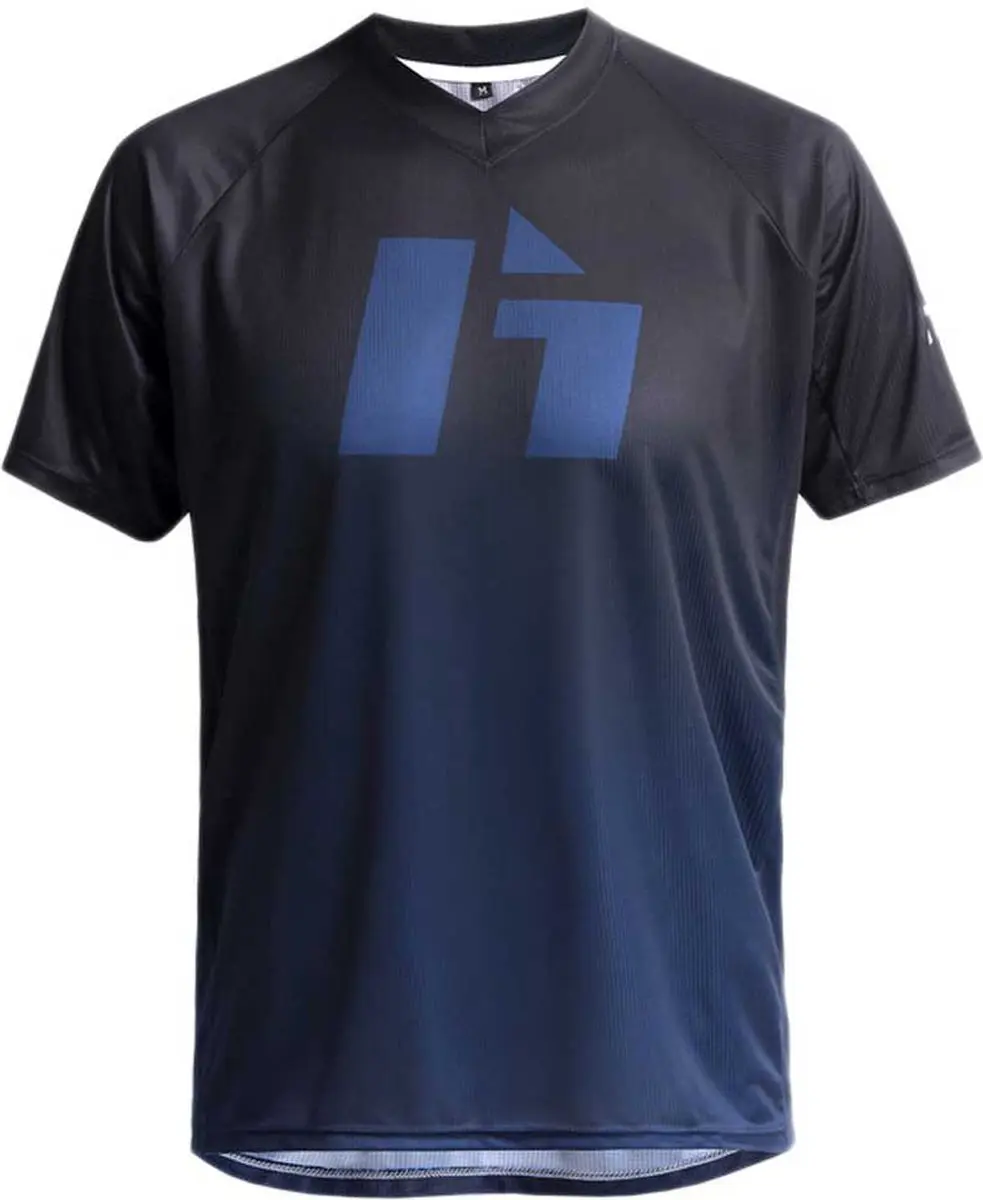 Hebo Sitka Korte Mouw Wielertrui Blauw M Man