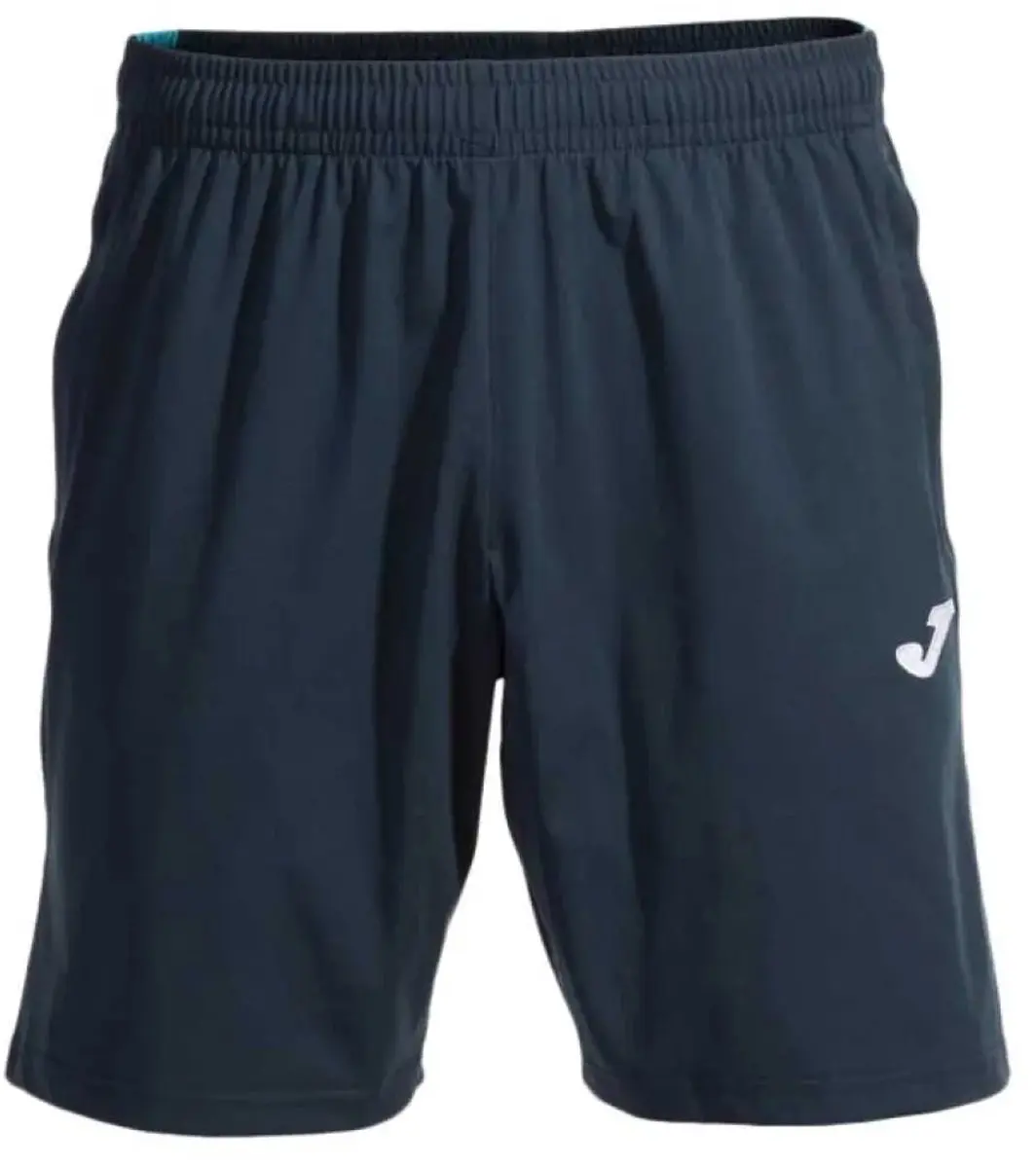 Joma Toledo Korte Broek M - Navy/Fluor Turquoise - afbeelding 6 van 6