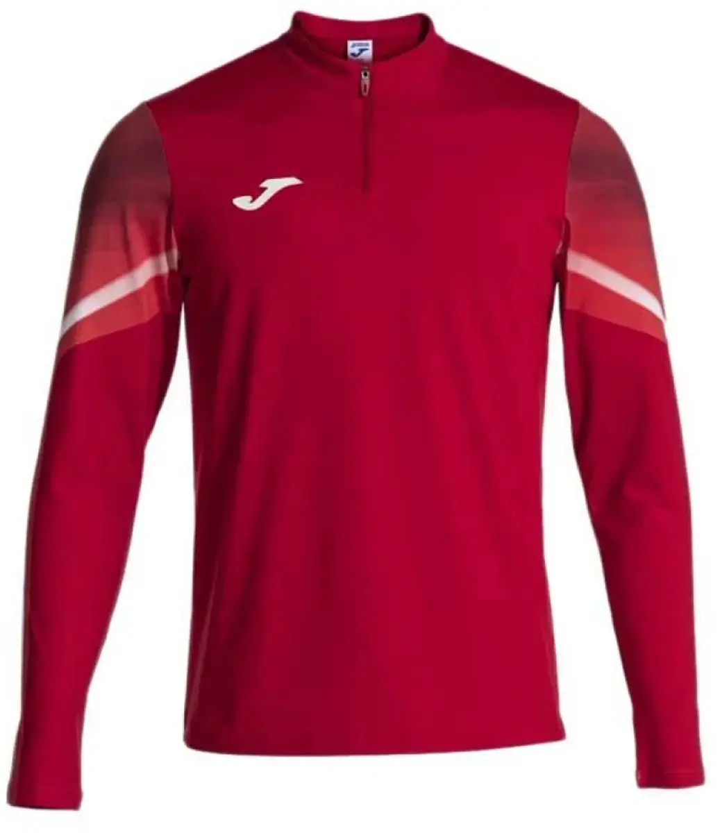 Joma Elite Xi Sweatshirt Met Halve Rits Rood S Man
