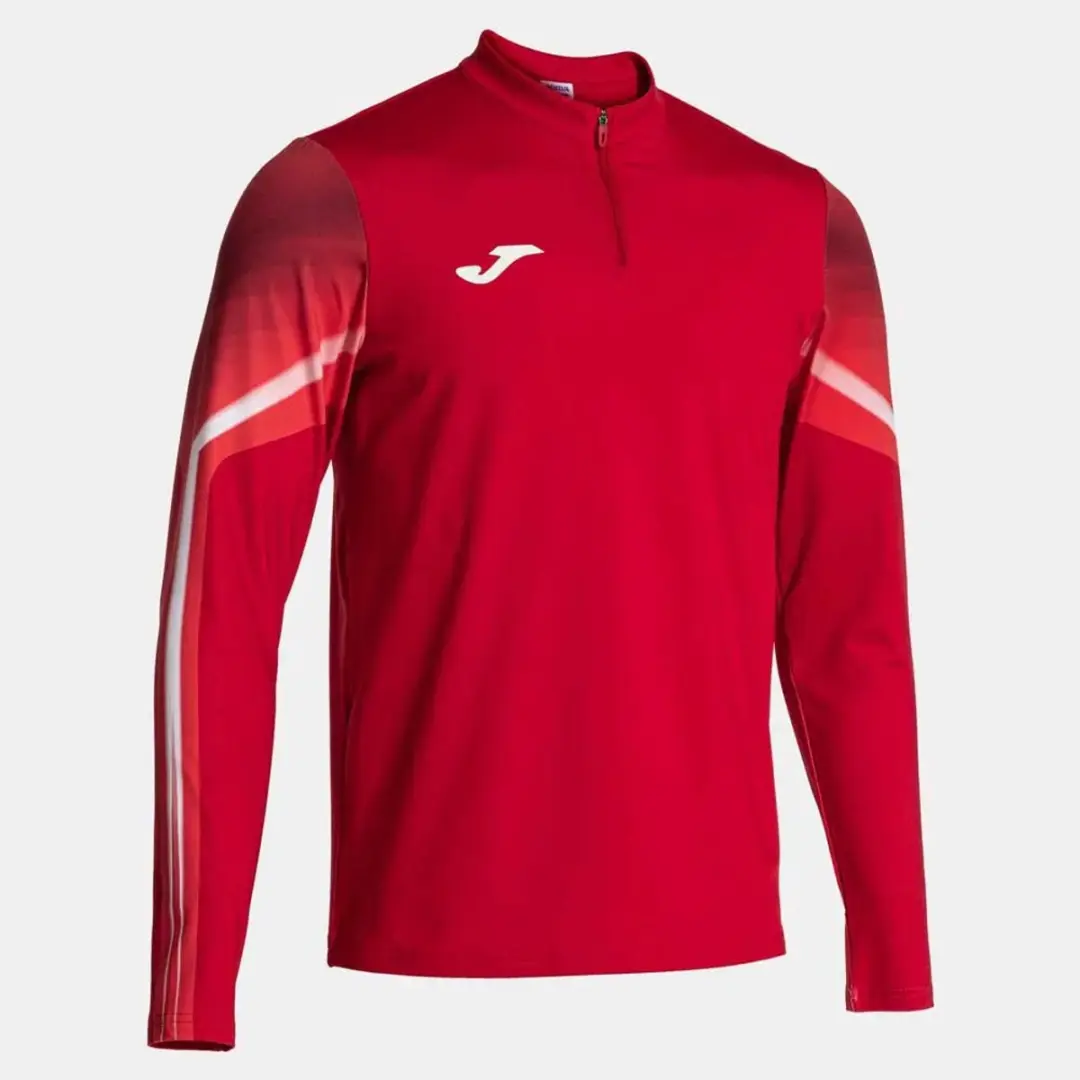 Joma Elite Xi Sweatshirt Halve Rits Rood S