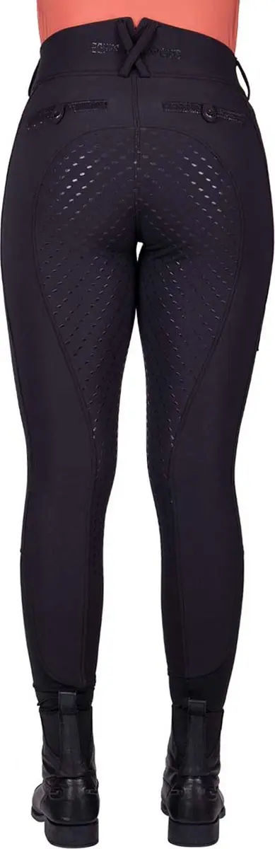 Qhp Rijbroek Qhp Kae Full Grip Zwart