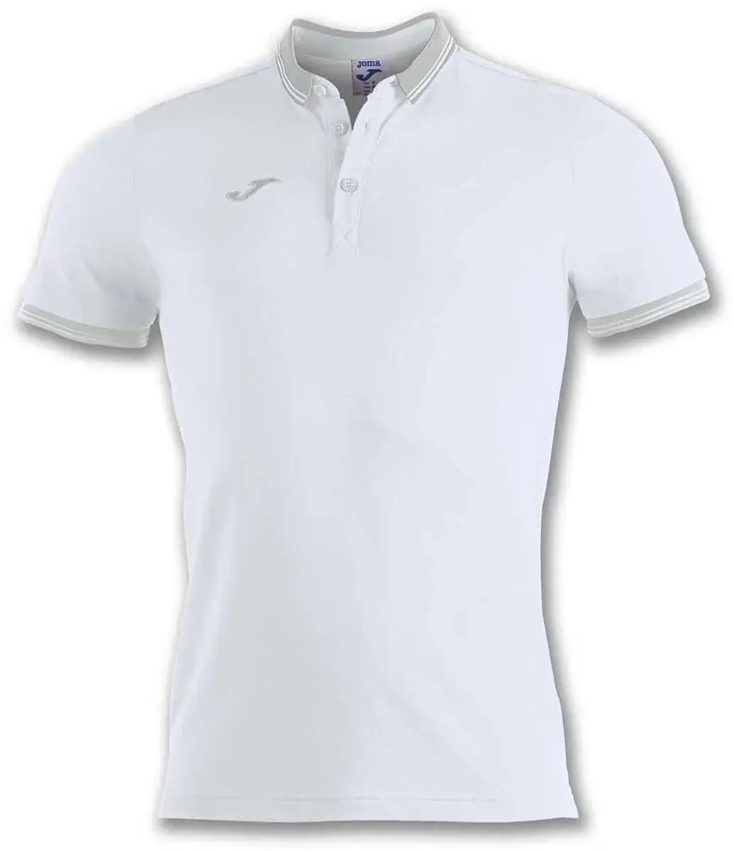 Joma Bali II Polo Heren - Wit | Maat: L