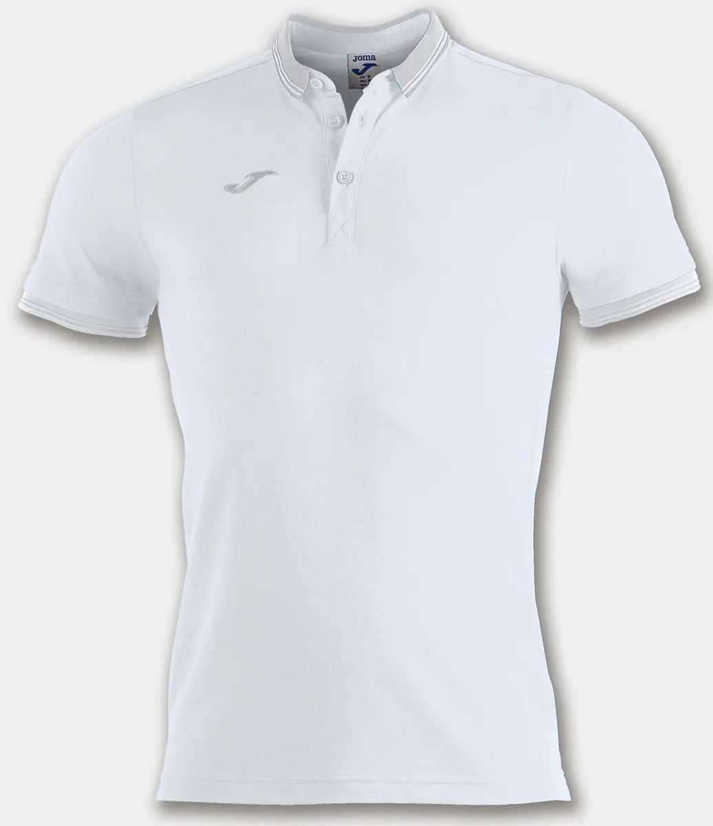 Joma Bali II Polo Heren - Wit | Maat: L