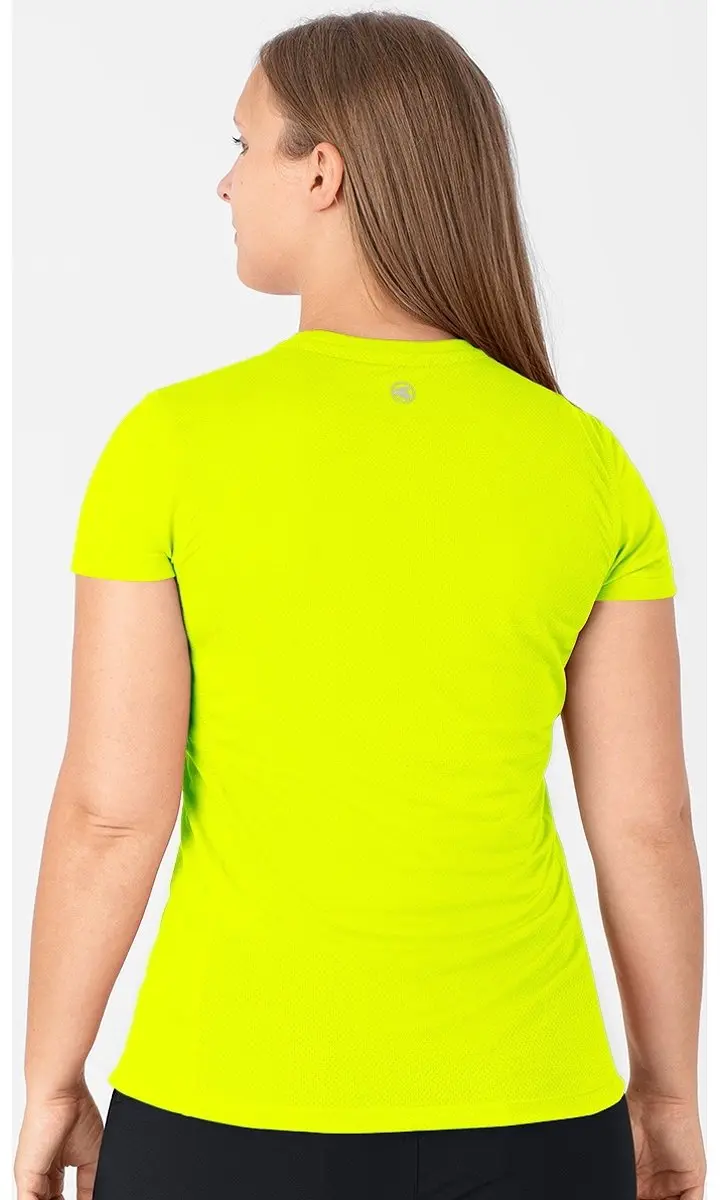 JAKO Run 2.0 T-Shirt Dames - Fluogeel - Maat 42 - afbeelding 5 van 6